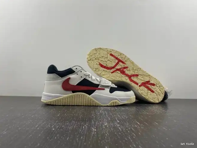 1st Kicks Shoes X JORDAN CUT TRAVIS FZ8117-100 CHECK THE SCOTT 0618